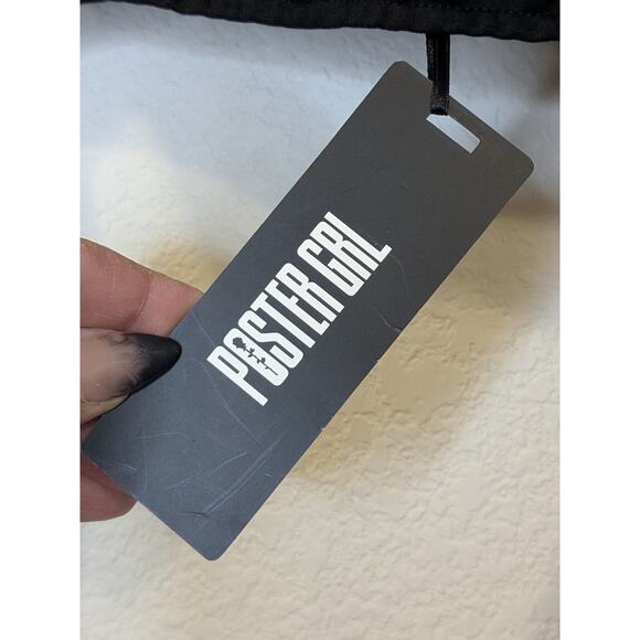 Dolls Kill Poster Girl Black Strap Tube Top Goth Style APG191021 Size Small New - Picture 5 of 8